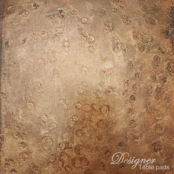 Designer Table Pad Hammered Copper